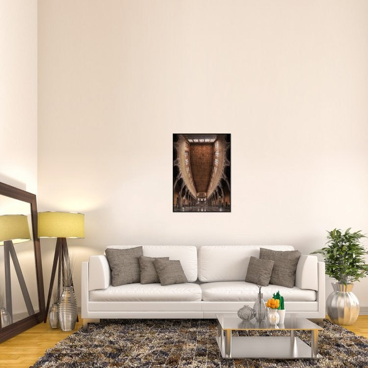 "Santa Sabina Church, Rome." Framed Canvas Giclee by Cuomo Massimo, 27x37"
