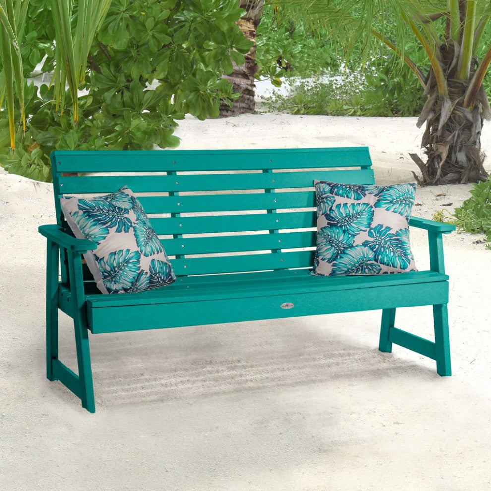 Riverside Garden Bench 5', Seashell Blue