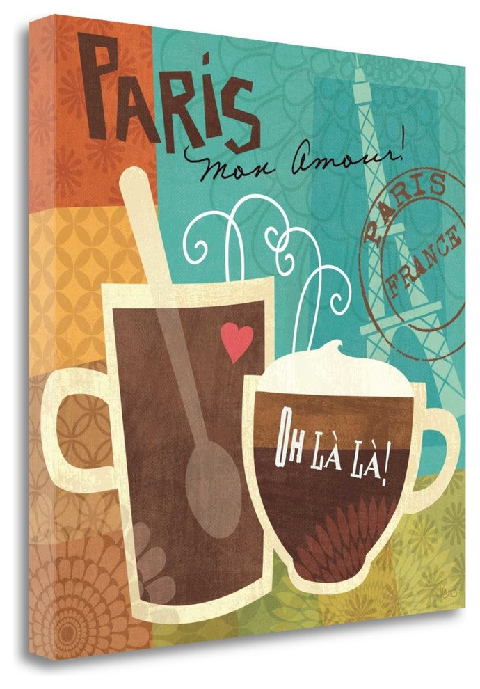 "Cup - Les I" By Veronique Charron, Giclee Print on Gallery Wrap Canvas