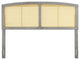 Halcyon Cane Full Headboard Gray