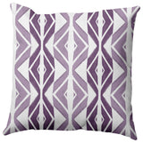 Diamond Graffiti Outdoor Pillow, Purple, 16"x16"