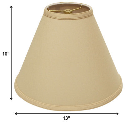13" Slate Gray Deep Cone No Slub Lampshade