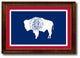 Wyoming State Flag Canvas Print, 15"x21"