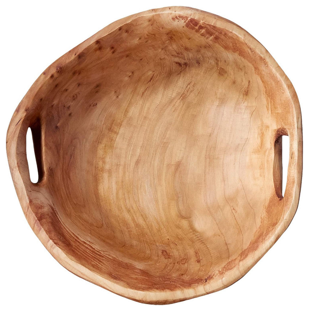Root Wood Medium Bowl with Handles