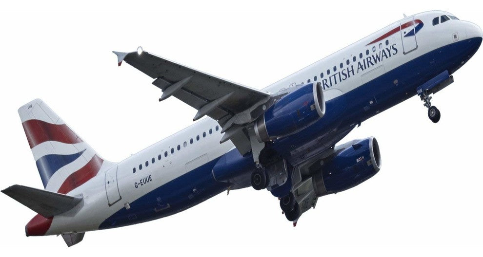 VWAQ Airplane Wall Sticker, 22"x40"