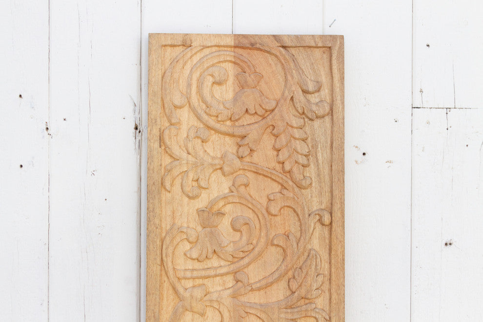 Reclaimed Wood French Colonial Carving
