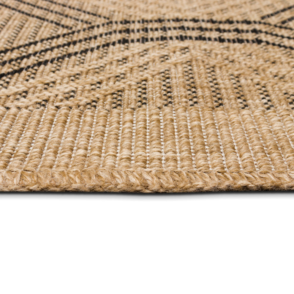 Sahara Links Indoor/Outdoor Rug Natural 7'10" Square