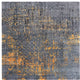Ahgly Company Indoor Square Mid-Century Modern Area Rugs, 5' Square