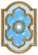 Artistry Lighting, Rectangular Gold Ceiling Medallion, ARC0913-CF-022