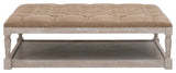 Townsend Tufted Upholstered Rectangle Coffee Table