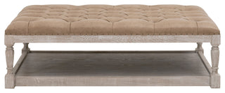 Townsend Tufted Upholstered Rectangle Coffee Table