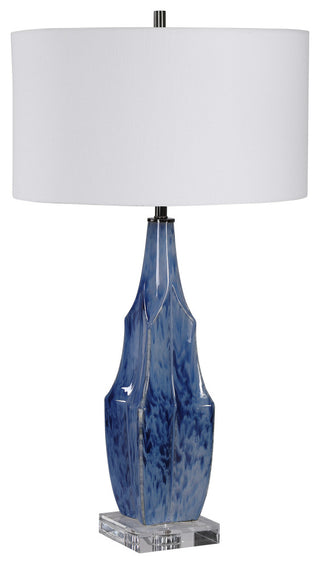 Uttermost Everard Blue Table Lamp