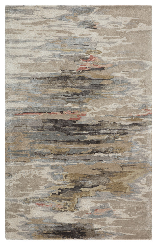 Jaipur Living Ryenn Handmade Abstract Taupe/ Blush Area Rug 10'X14'