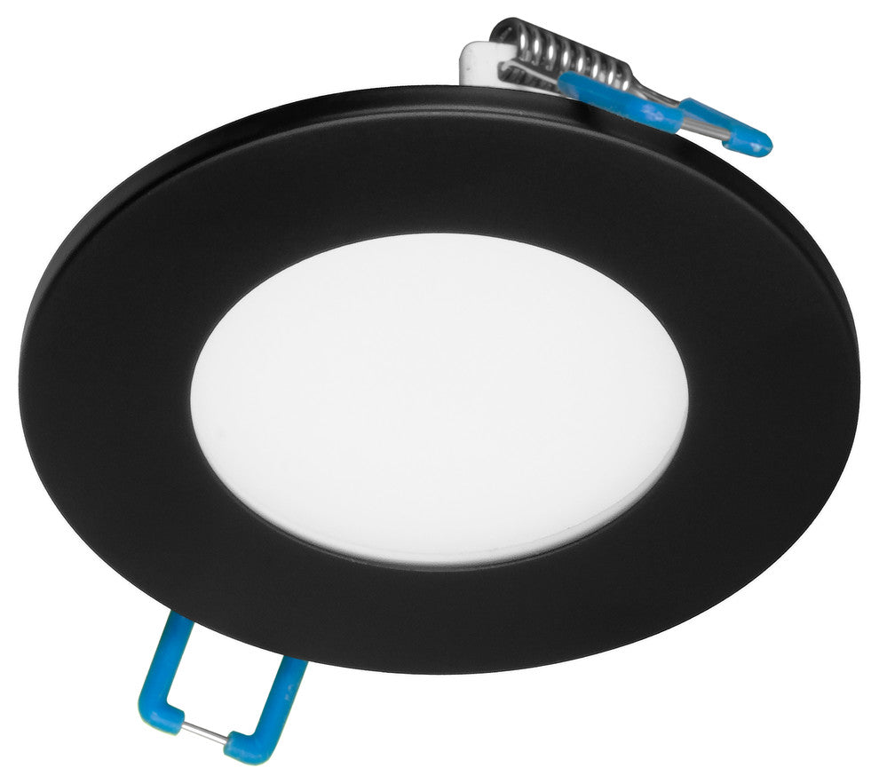 DLE3 Series 3" Round Downlight, Black, 5000k
