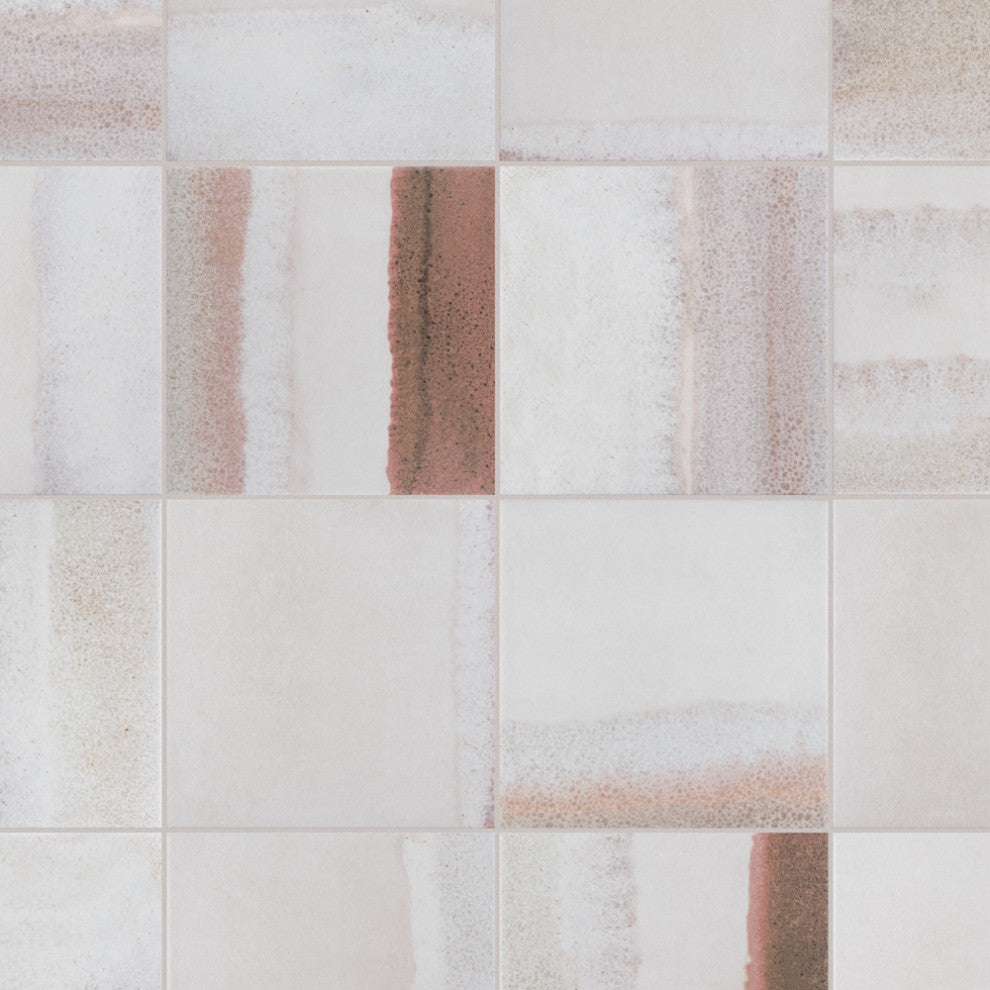 Matter Canvas Bone Red Porcelain Floor and Wall Tile