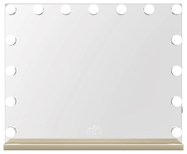 Hollywood Aurora LED Vanity Mirror, Gold
