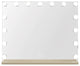 Hollywood Aurora LED Vanity Mirror, Gold