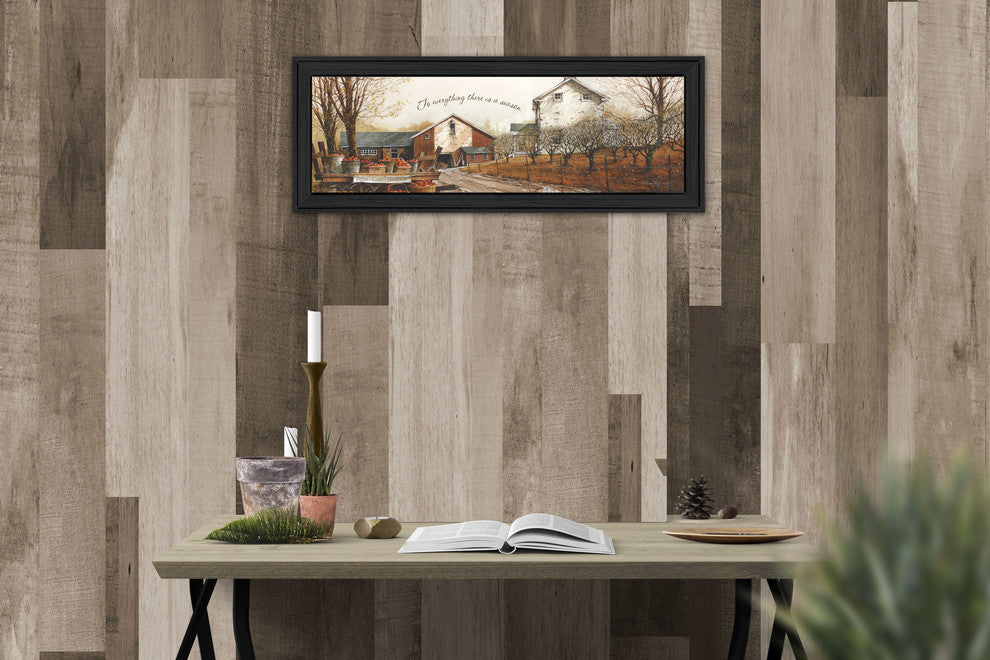 "To Everything" By John Rossini, Printed Wall Art, Ready To Hang, Black Frame