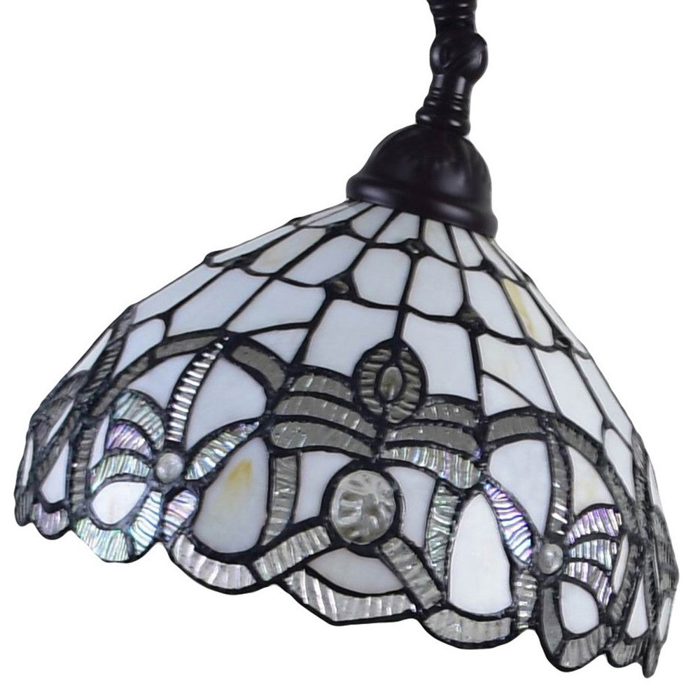 Tiffany Style Geriatric Reading Floor Lamp, 62" Tall
