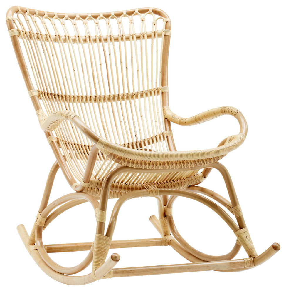 Monet Rattan Rocking Chair - Natural