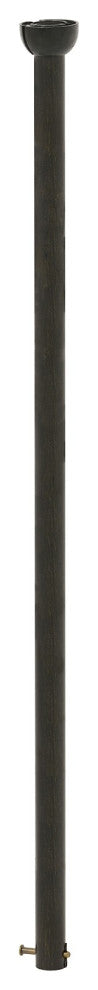 Fanaway Downrod Matte Black, 12"