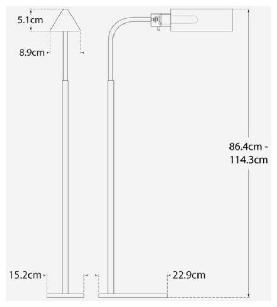 Metal Adjustable Floor Lamp | Andrew Martin Studio