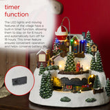 Animated Christmas Village Holiday Tabletop Decor
