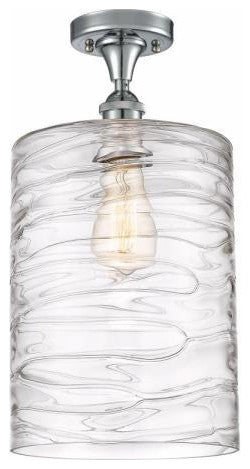 Innovations 516-1C-PC-G1113-L 1-Light Semi-Flush Mount, Polished Chrome