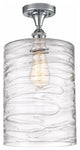 Innovations 516-1C-PC-G1113-L 1-Light Semi-Flush Mount, Polished Chrome