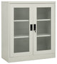 Vidaxl Office Cabinet Light Gray 35.4"x15.7"x41.3" Steel