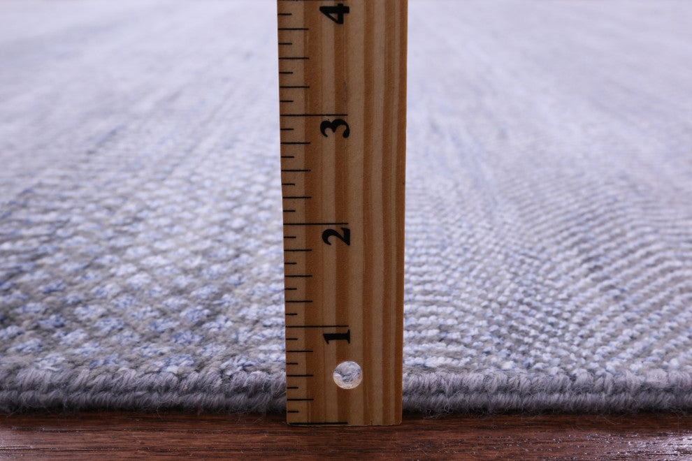 6' 1" X 9' 9" Wool and Silk Hand-Knotted Savannah Grass Rug Q11928