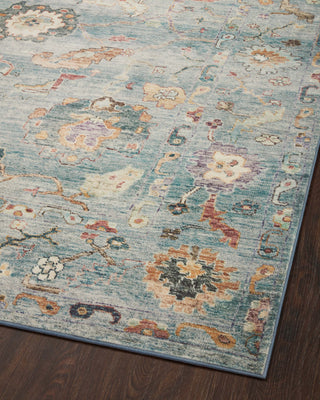 Loloi II Margot Denim / Multi 18" x 18" Sample Rug