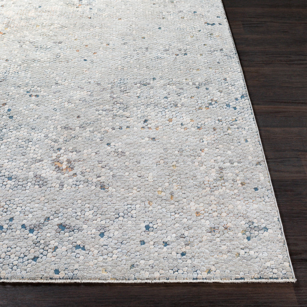 Surya Presidential PDT-2312 3'3"x5' Rug, Green/Blue/Ivory/Butter/Burnt Orange