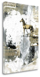 "Blonde Horse" By Sarah Ogren,Ready to Hang Giclee Print on Gallery Wrap Canvas