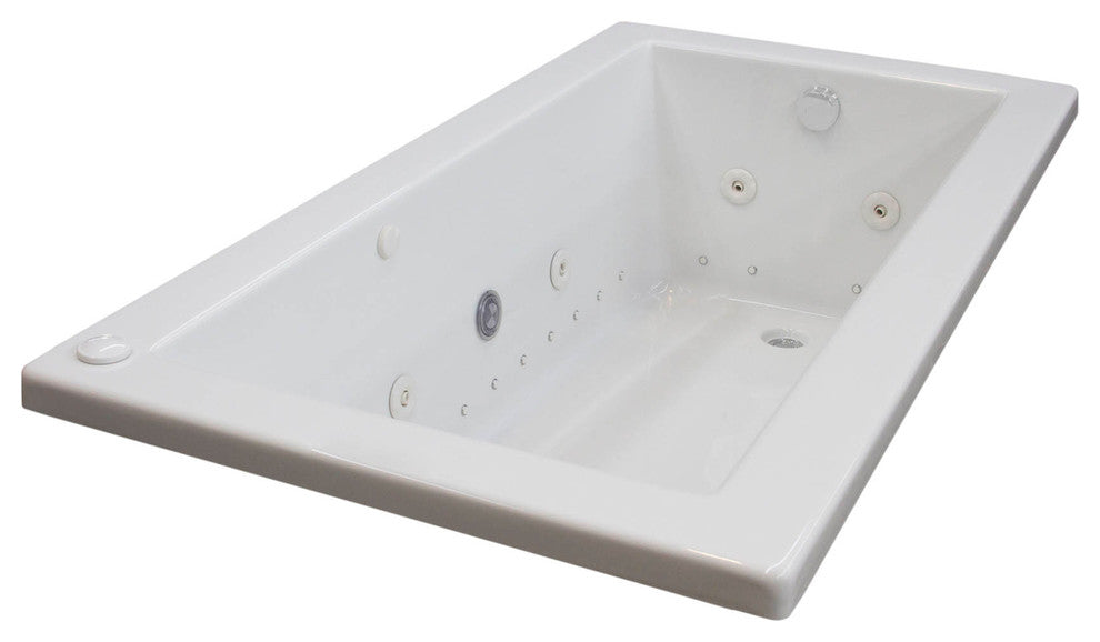 Bronzino 36 x 72 Rectangular Air & Whirlpool Jetted Drop-In Bathtub