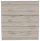 Dove Three Drawers, Light Grey-White