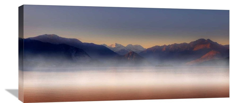 "The Alps" Stretched Canvas Giclee by Joana Kruse, 36x17"