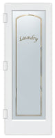 Laundry Door - Classic Arched - Primed - 30" x 96" - Book/Slab Door