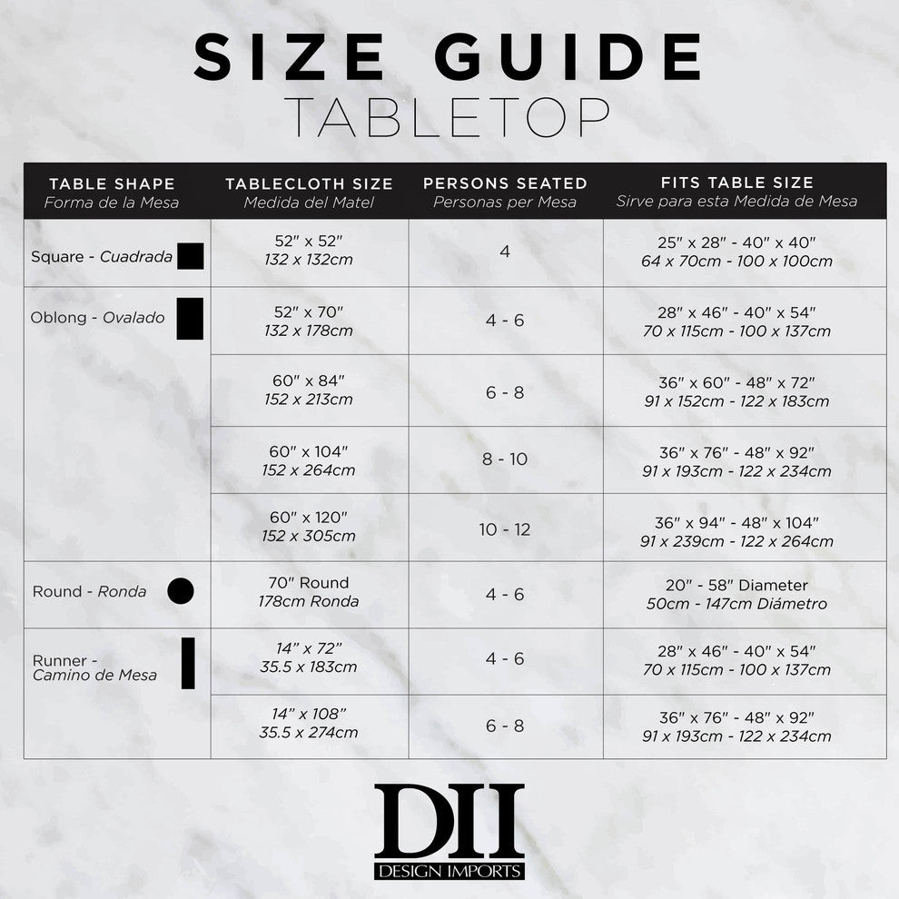 DII Gray Lattice Table Runner