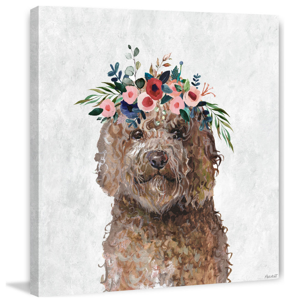 "Milo Meets World" Painting Print on Wrapped Canvas, 40x40