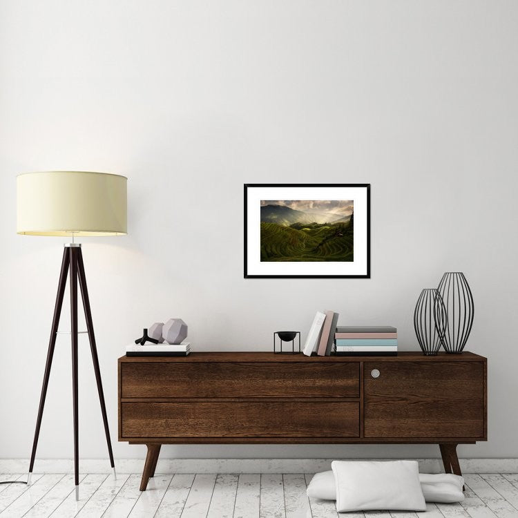 "A Tuscan Feel In China" Framed Digital Print by Max Witjes, 30x22"