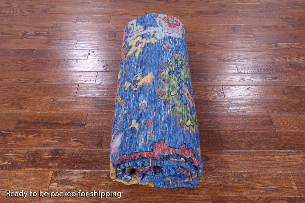 10' 2" X 13' 7" Turkish Oushak Handmade Wool Rug - Q16096