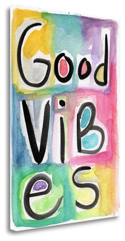 "Good VIbes" By Linda Woods, Giclee Print on Gallery Wrap Canvas, Ready to Hang