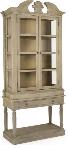 Beige Jacques Display Cabinet, Wood
