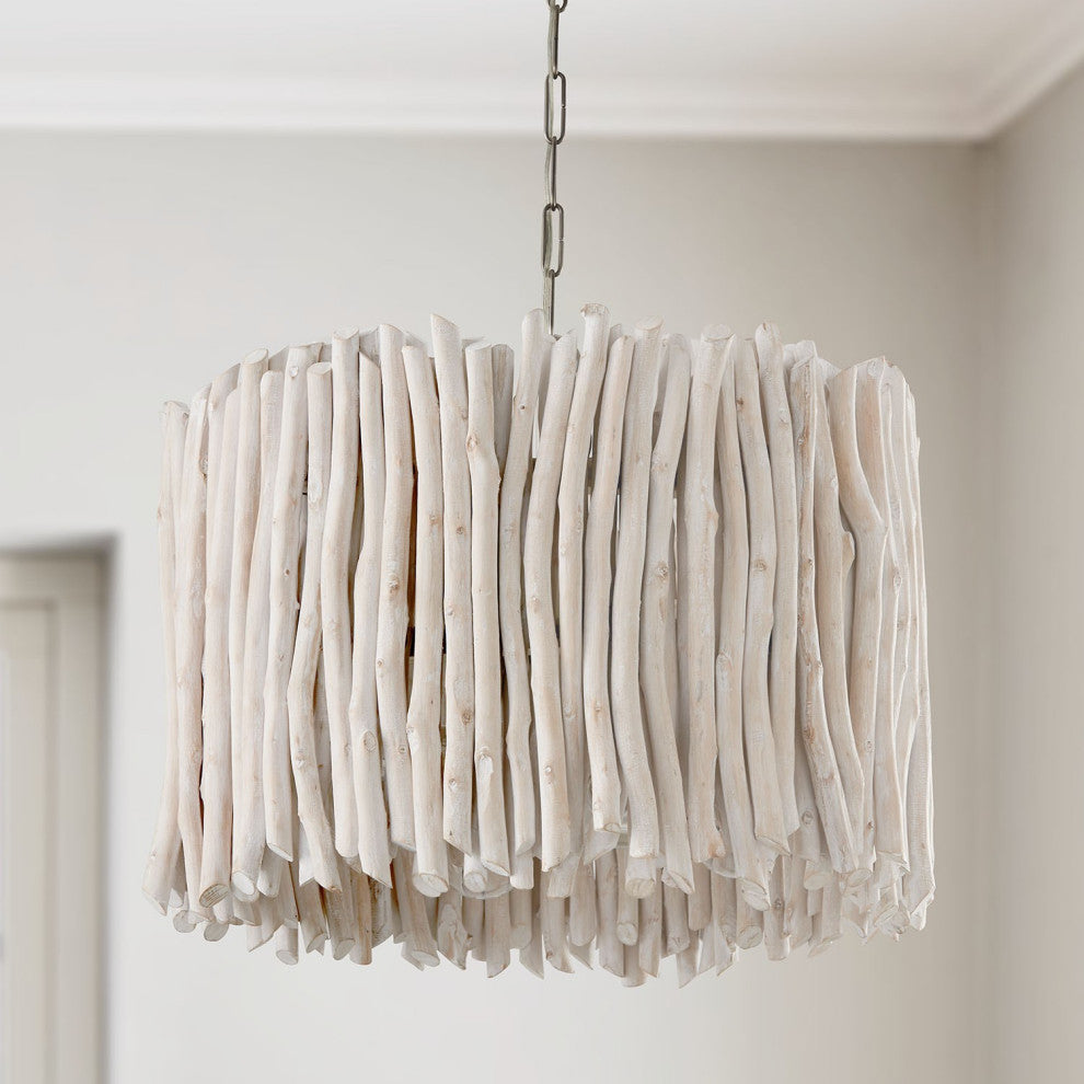 Capital Lighting Cara 4-Light Pendant 340241PP Brushed Pewter