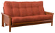 Blazing Needles Vitality 10" Microsuede Full Futon Mattress, Spice