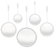 Maison Noir Pendulum Mirrors, Set of 5