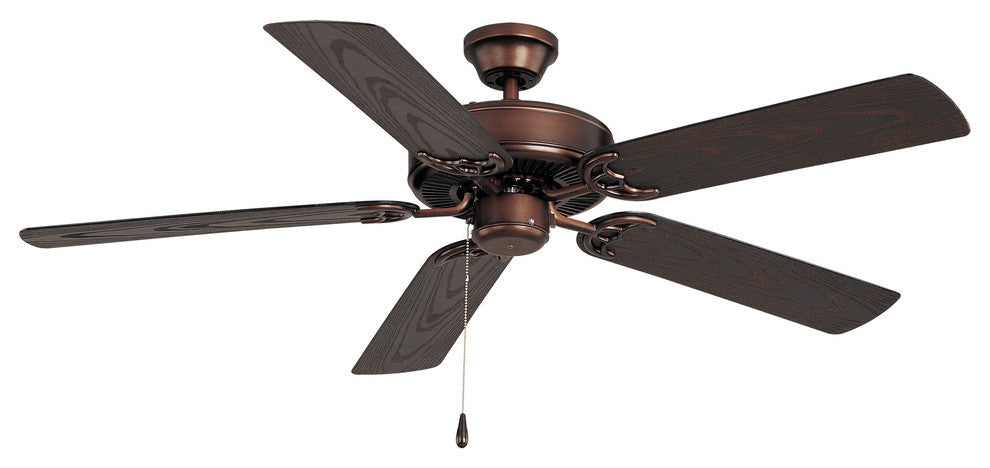 Basic Max 52" Outdoor Ceiling Fan, Oil Rubbed Bronze