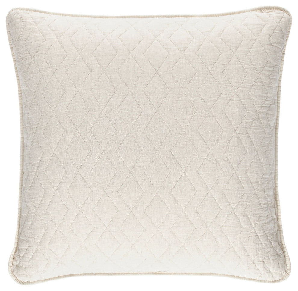 Birdie Natural Quilted Sham