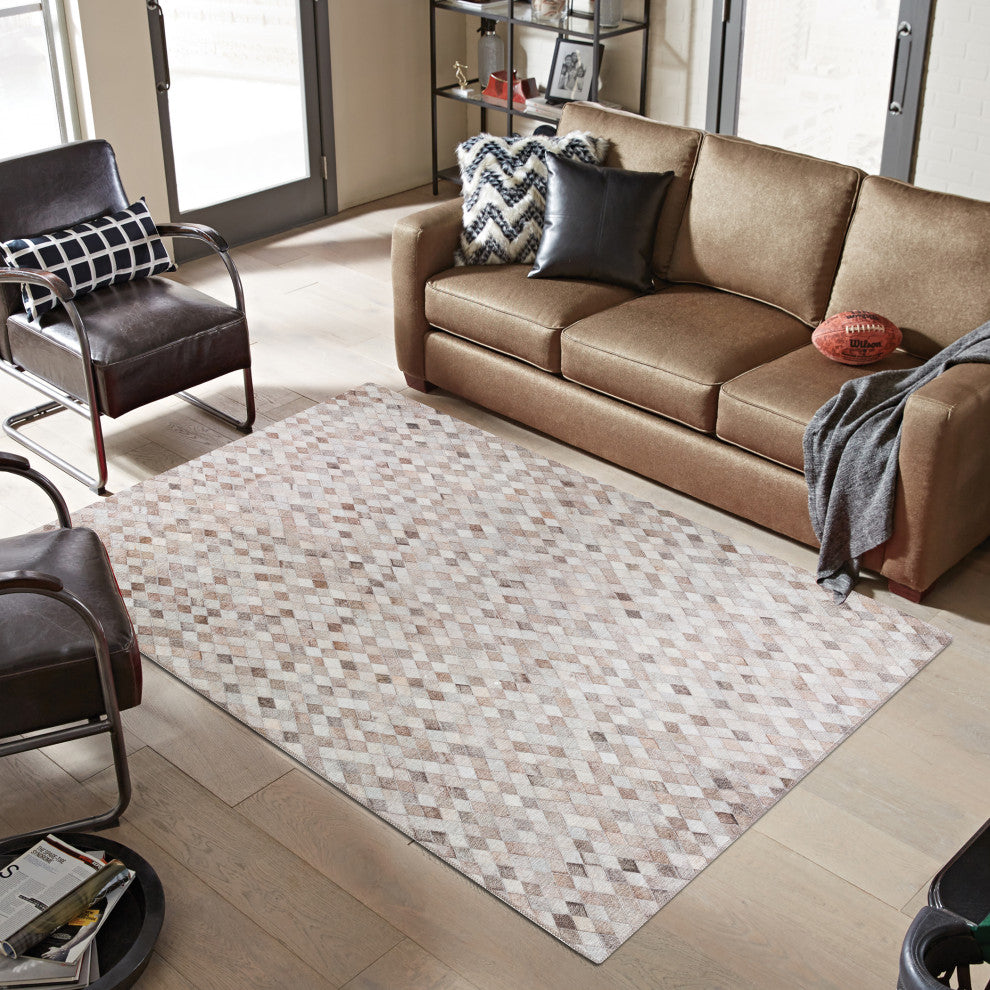 Indoor/Outdoor Stetson SS6 Flannel Machine Washable 8' x 10' Rug